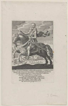 Bildnis des Ioannes Tserclaes de Tilly et Marbeis