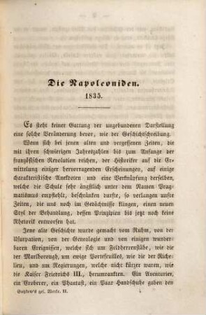 Gesammelte Werke, 2. Oeffentliche Charaktere