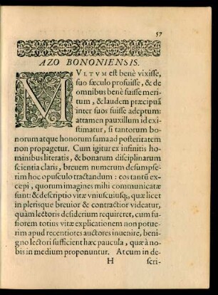 Azo Bononiensis.