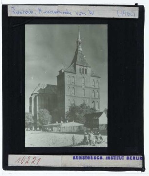 Rostock, Marienkirche : Außenansicht von NW