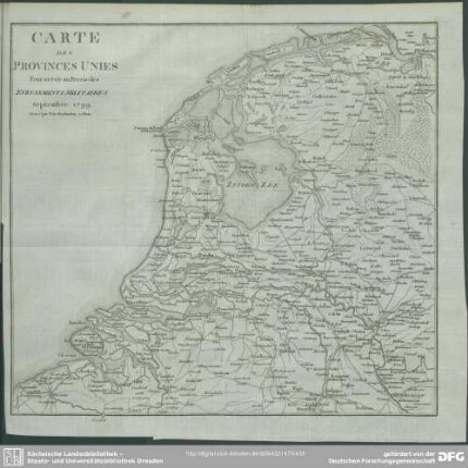 Carte Des Provinces Unies