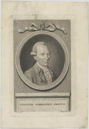 Bildnis des Iohannes Hieronymus Gravius
