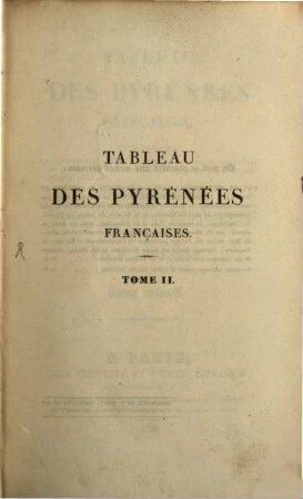 Tableau des Pyrénées françaises, 2