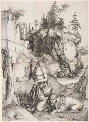 Der heilige Hieronymus in der Wüste