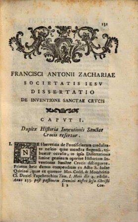 De inventione Sancti Crucis dissertatio