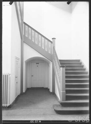 Potsdam, Neues Palais, Communs, Südcommun, Treppenhaus nach dem Umbau zur Reichsführerschule des Deutschen Arbeitsdienstes.