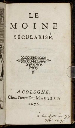 Le Moine Secularisé