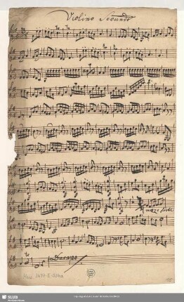 Violino Secundo