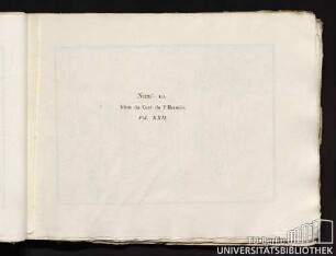 Num.° 10. Idem du Coté de l'Hermite. Vol. XXII.