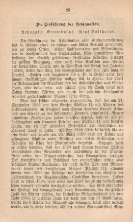 Die religiösen Streitigkeiten in Hanau. Krug und Sauter.