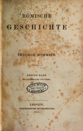 Römische Geschichte, 1. Bis zur Schlacht bei Pydna
