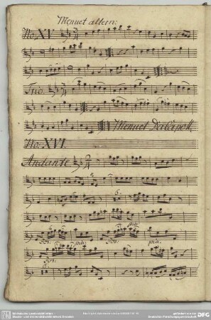 16. Anonymus, Andante, F-Dur