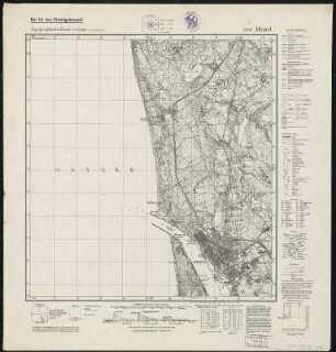 Messtischblatt 292 : Memel, 1942 Memel