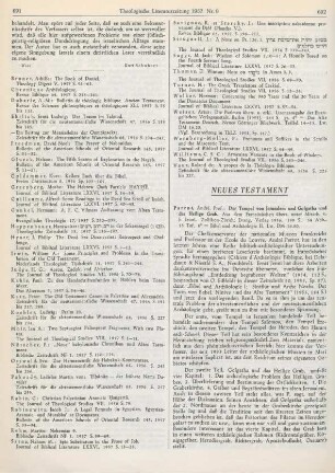 692-693 [Rezension] Parrot, André, Der Tempel von Jerusalem