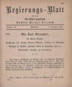 Nr. 32 : 9. Dezember 1874