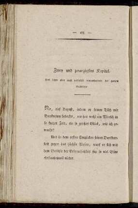 Zwey und zwanzigstes Kapitel.