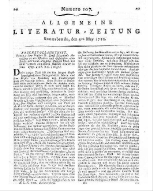 Tabor, Heinrich: Entwurf über die Heilkräfte der Einbildungskraft. - Frankfurt ; Leipzig : Brönner, 1786