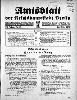 1937,13: Nr. 13, 28. März 1937