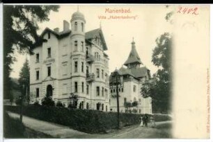 Marienbad. Villa "Hubertusburg" und Haus St. Hubertus