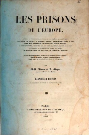 Les prisons de l'Europe, 3