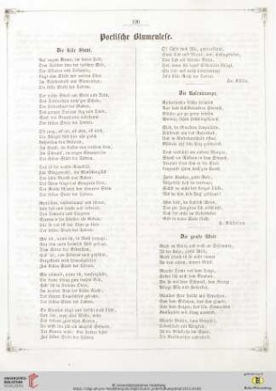 Poetische Blumenlese