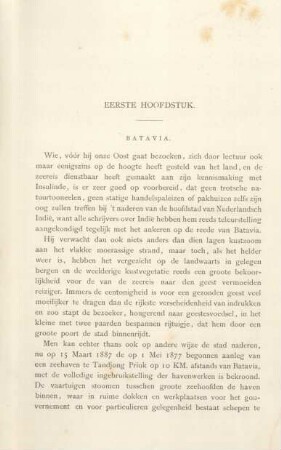 Eerste hoofdstuk. Batavia