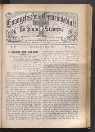 No. 40. 4. Oktober 1916. 22. Jahrgang