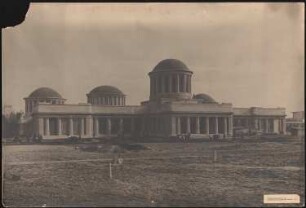 Bauten für die Jahrhundertausstellung 1913, Breslau: Hauptansicht, im Bau