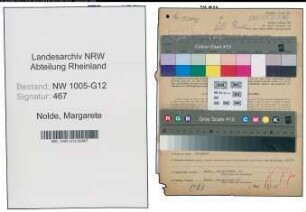 Entnazifizierung Margarete Nolde , geb. 24.06.1903 (Geschaeftsfuehrerin)