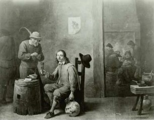 Selbstbildnis des Meisters im Wirtshaus