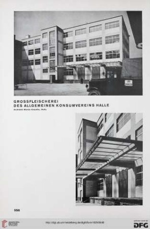 Großfleischerei des Allgemeinsen Konsumvereins Halle