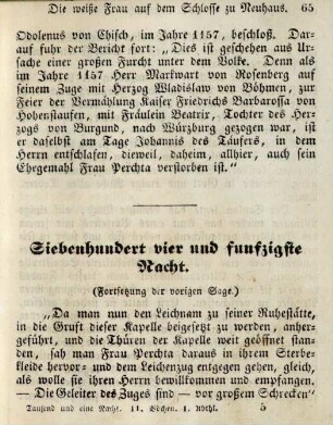 Siebenhundert vier und funfzigste Nacht