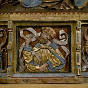 Bosseroder Altar — Relief - König