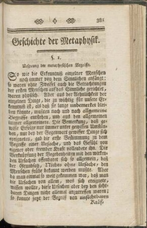 Geschichte der Metaphysik