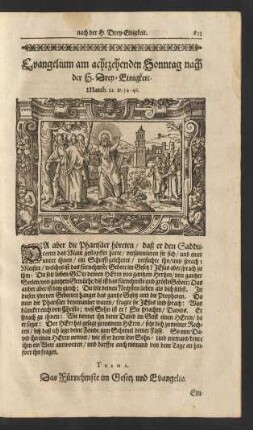 Evangelium am achtzehenden Sonntag nach der H. Drey-Einigkeit. ...