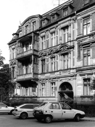 Görlitz-Altstadt, Augustastraße 9. Wohnhaus (1892). Straßenansicht