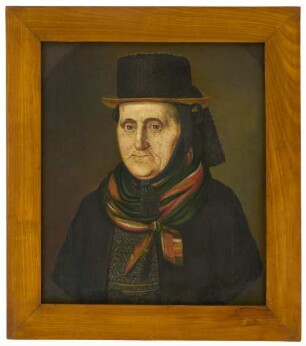 Brustbild der Agatha Duffner, geb. Dorer