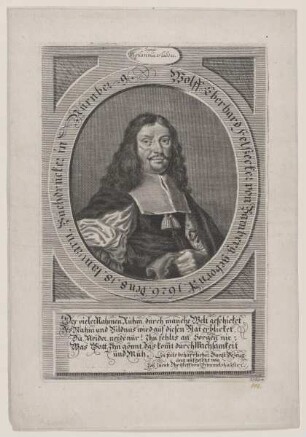 Bildnis des Wolf Eberhard Felsecker