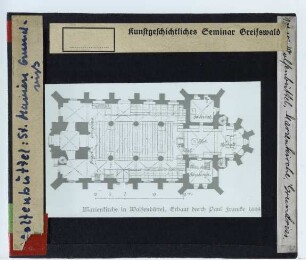 Wolfenbüttel, Marienkirche : Grundriss