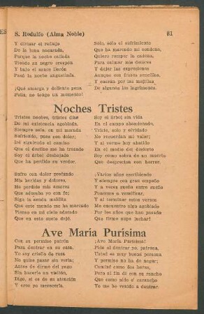 Noches Tristes