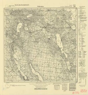 2393 (alte Nr.: 1001) Babenten, Meßtischblatt (4cm - Karte)
