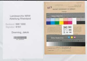 Entnazifizierung Jakob Doerning, geb. 28.03.1895 (Brandmeister)