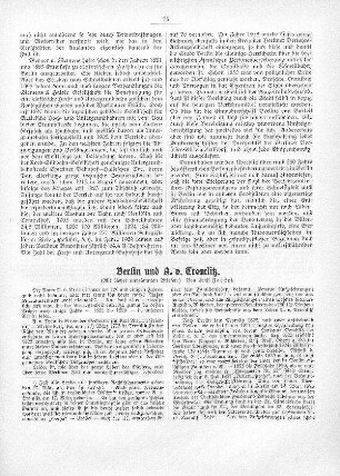 Berlin und A. v. Tromlitz