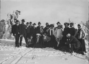 EV am Keilberg : Gruppenaufnahme auf dem Keilberg (Keilberg/Tschechische Republik)