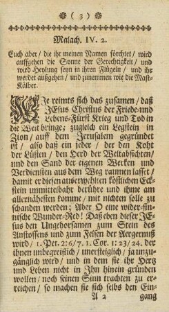Malach. IV. 2.
