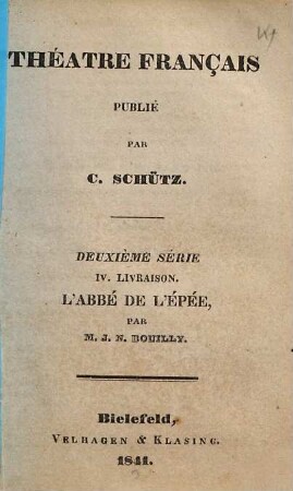 L' abbé de l'Épée