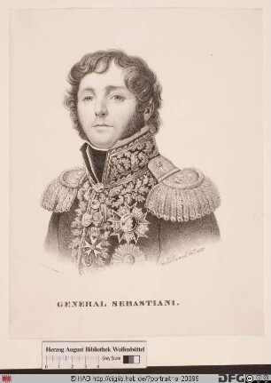 Bildnis Horace-François-Bastien Sébastiani, 1808 comte de la Porta