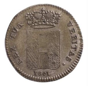 Münze, 2 Crazie, 1801