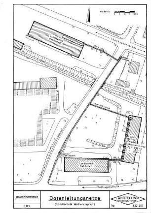 Datennetz Landtechnik Weihenstephan für Gebäude I und II und III