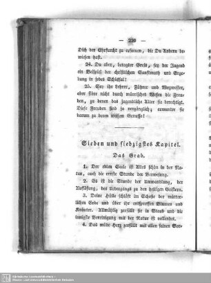 Sieben und siebzigstes Kapitel. Das Grab